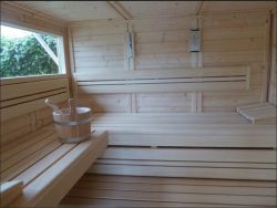 Wille-Sauna Freiheit für die Seele, Außen- und Gartensauna TIRANO 1