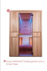 Alpha Infrawave Lounge Infrarot Sauna für 2 Personen